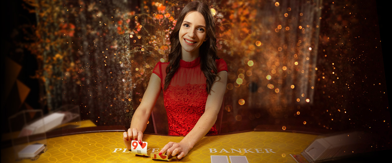 Live Baccarat table